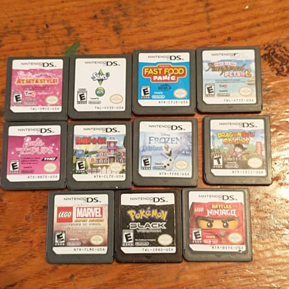 Nintendo ds games.